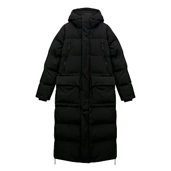 Пуховик на магнитах женский SHU чёрный