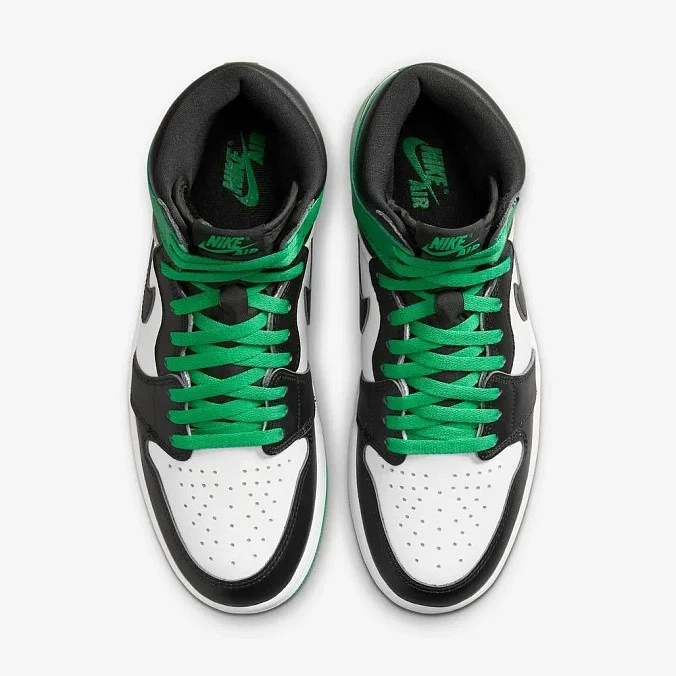 Кроссовки Air Jordan 1 Retro High OG Black/Lucky Green