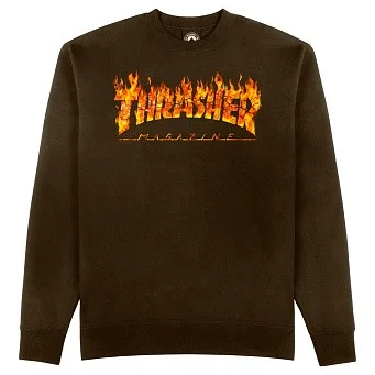 Толстовка Thrasher Inferno Dark Chocolate