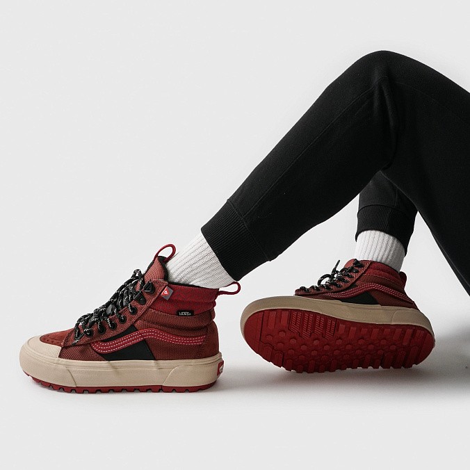 Кеды высокие унисекс Vans Sk8-Hi Mte 2.0 Dx Reflective/Henna