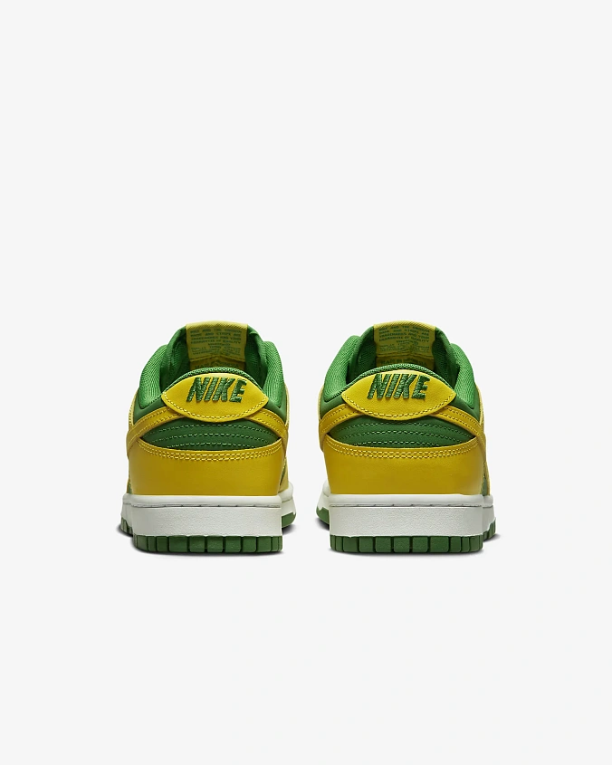 Кроссовки Nike Dunk Low Reverse Brazil Apple Green/Yellow Strike White