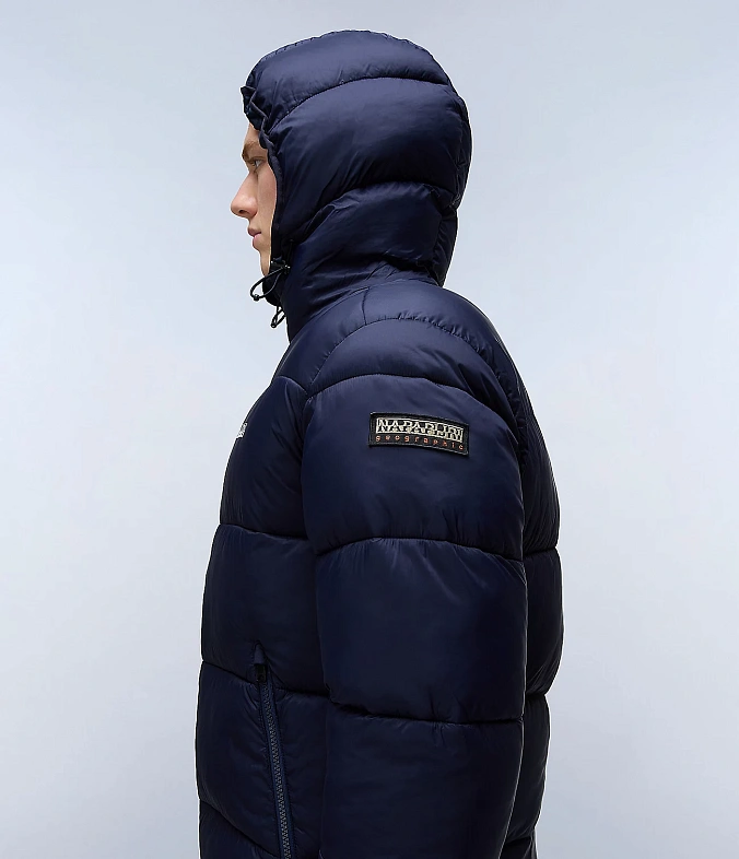 Куртка Napapijri Suomi Hood Puffer Jacket Dark Blue