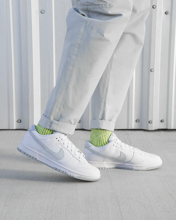 Кроссовки Nike Dunk Low Retro White/White/Pure Platinum