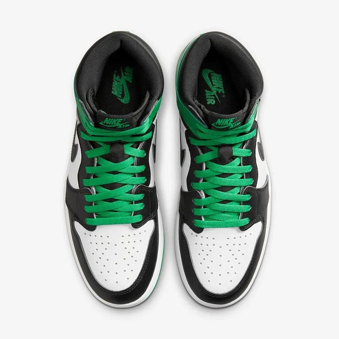 Кроссовки Air Jordan 1 Retro High OG Black/Lucky Green