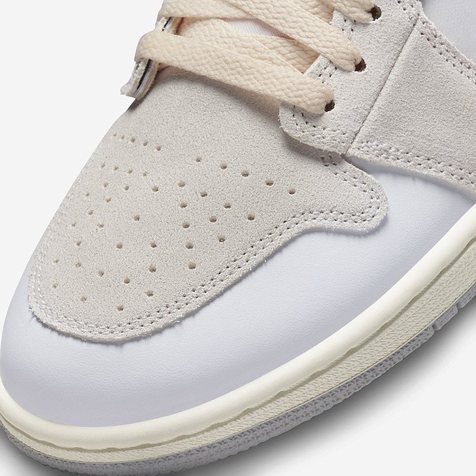 Кроссовки Jordan 1 Mid SE Inside Out Craft Inside/Out White/Grey